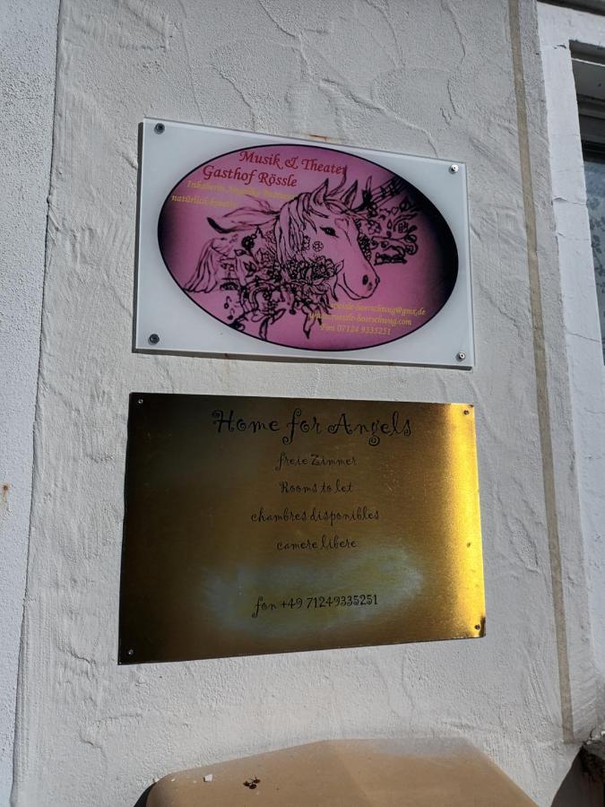 Burladingen Musik Und Theater Gasthof Roessle - Rooms For Angels מראה חיצוני תמונה